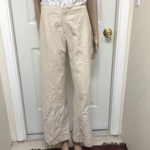 Vintage 1970’s Beige Hang Ups Cotton Jeans Wide Leg Tousers